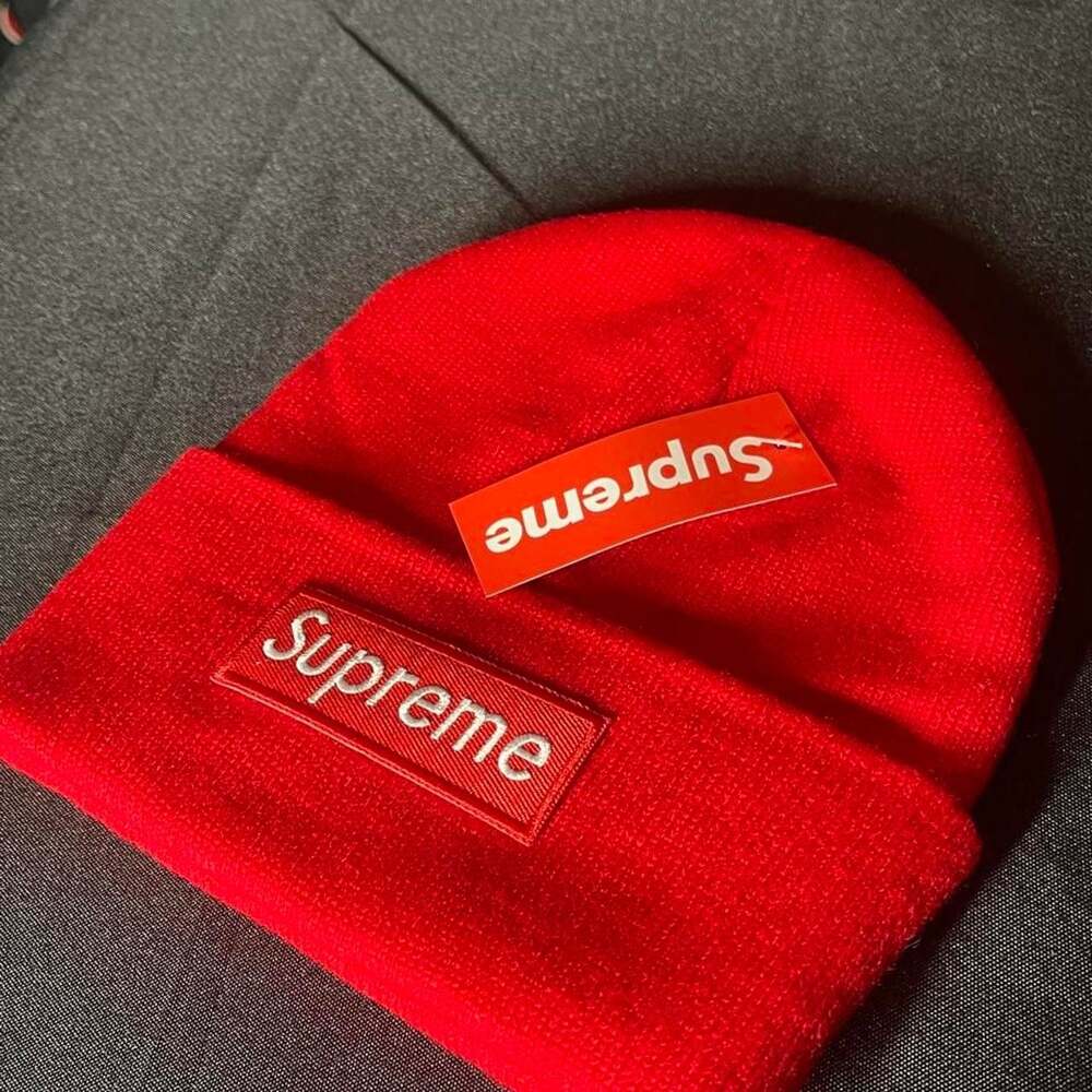 Supreme Red Box Logo Beanie